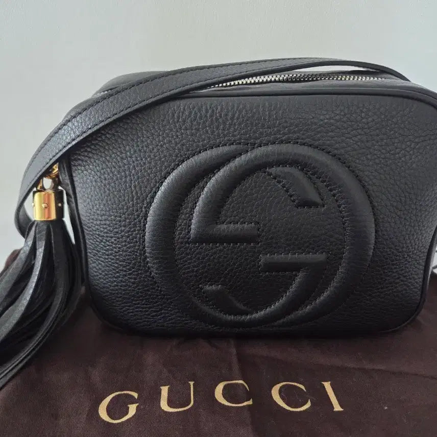[BUNJANG] Gucci Soho Disco Camera Bag Black / 구찌 소호 디스코 카메라백 블랙 풀구성 / 상태좋음 / 정품