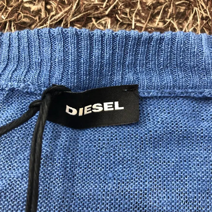 [BUNJANG] M Diesel Multicolor Linen Knit Top / M 디젤 멀티컬러 린넨 니트 택 새상품