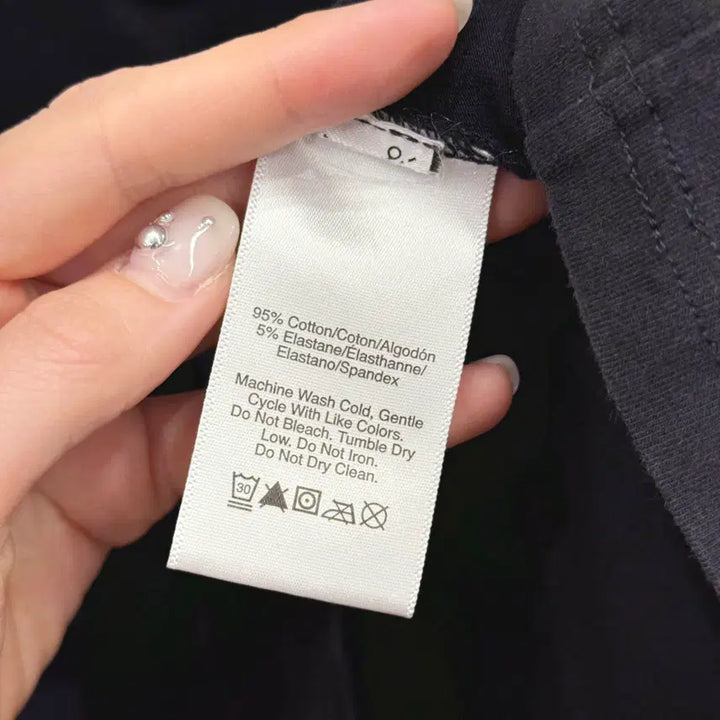 [BUNJANG] Donna Karan Half Zip PK Short Sleeve Shirt / 도나카란 하프 집업 PK 반팔 지퍼 디테일 화이트 가로 배색