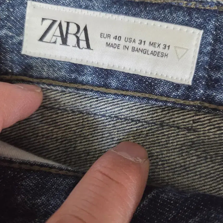 [BUNJANG] ZARA Vintage Wash Denim Pants / 자라 빈티지워싱 데님팬츠 31