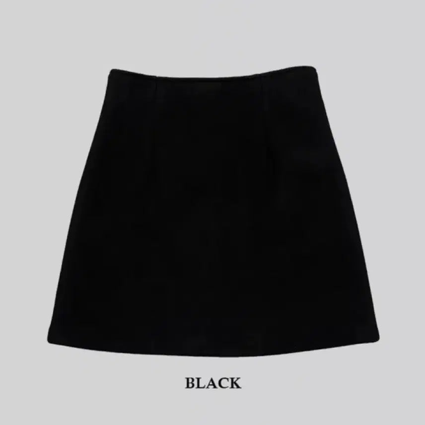 [BUNJANG] Autumn Czech Wool Skirt - Black - Size S / 어텀 체코 울 스커트 블랙 s