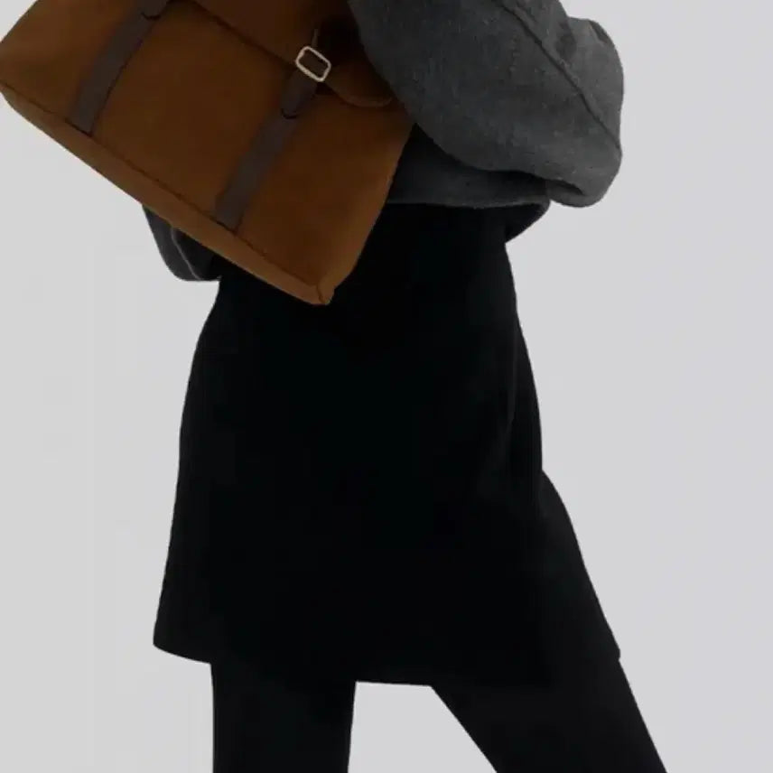 [BUNJANG] Autumn Czech Wool Skirt - Black - Size S / 어텀 체코 울 스커트 블랙 s