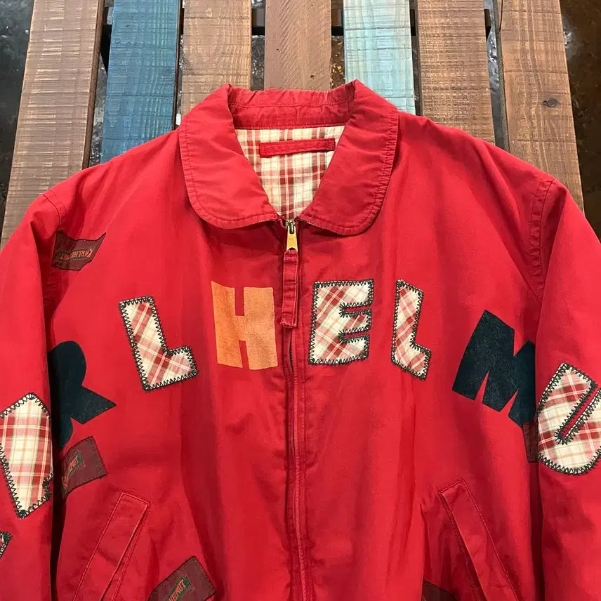 [BUNJANG] Karl Helmut MA-1 Jacket - Pink House (90s) / 90s Karl Helmut 칼헬무트 Ma-1 자켓 핑크하우스 일본