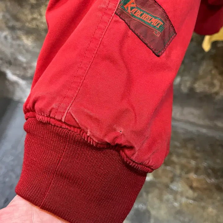 [BUNJANG] Karl Helmut MA-1 Jacket - Pink House (90s) / 90s Karl Helmut 칼헬무트 Ma-1 자켓 핑크하우스 일본