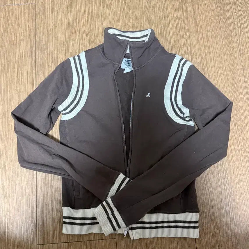 [BUNJANG] American Style Brown Zip-Up Jacket / 아메리칸스타일집업