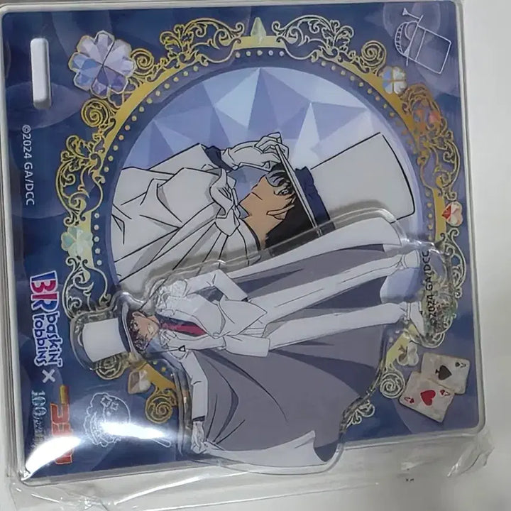 [BUNJANG] Detective Conan Kaito Kid Acrylic Coaster Set / 명탐정코난 괴도키드 일본 배스킨라빈스 아크릴 코스터 (컵o)
