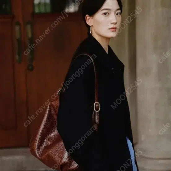 [BUNJANG] Toutier Kano Toile Kilim Brown Large Shoulder Bag / 투티에 카노 트왈 칼림 브라운 라지