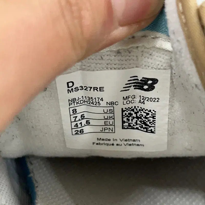 [BUNJANG] New Balance 327 Moonbeam Sneakers 260 / 뉴발란스 327 문빔 스니커즈 운동화 260 E02912