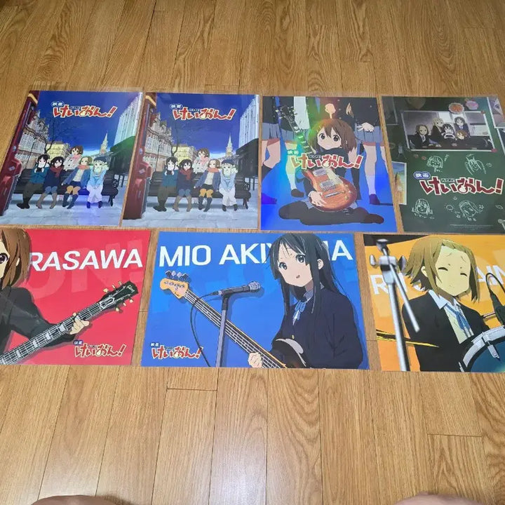 [BUNJANG] K-ON! A3 Poster Bundle Set / 케이온 A3 포스터 9종 일괄 팝니다