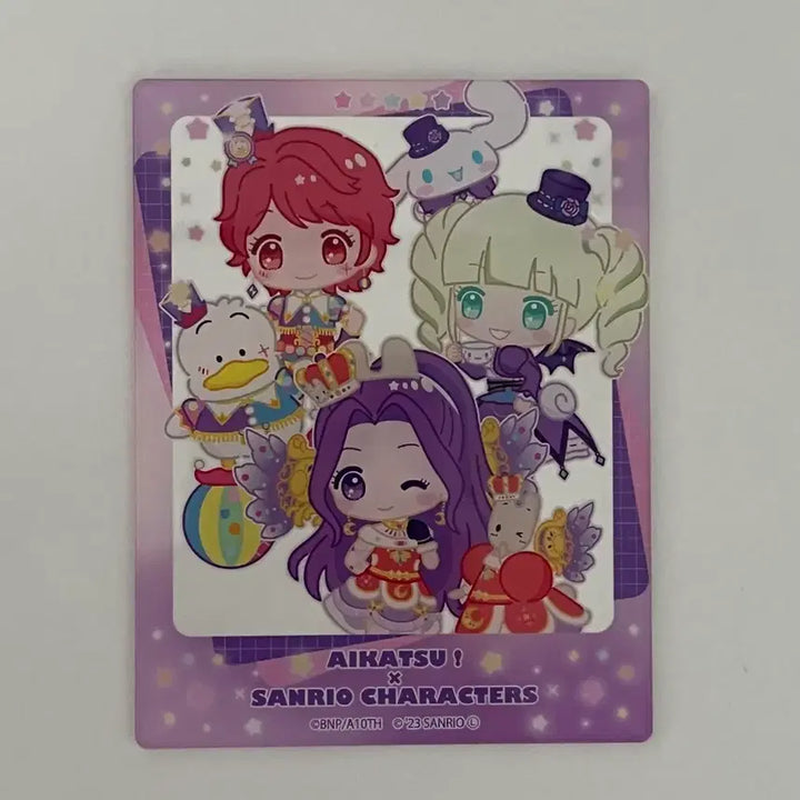 [BUNJANG] Aikatsu! Trystar Sanrio Collaboration Acrylic Panel Mizuki Yurika &amp; Kaede / 아이카츠 트라이스타 산리오 콜라보 아크릴 판 미즈키 유리카 카에데