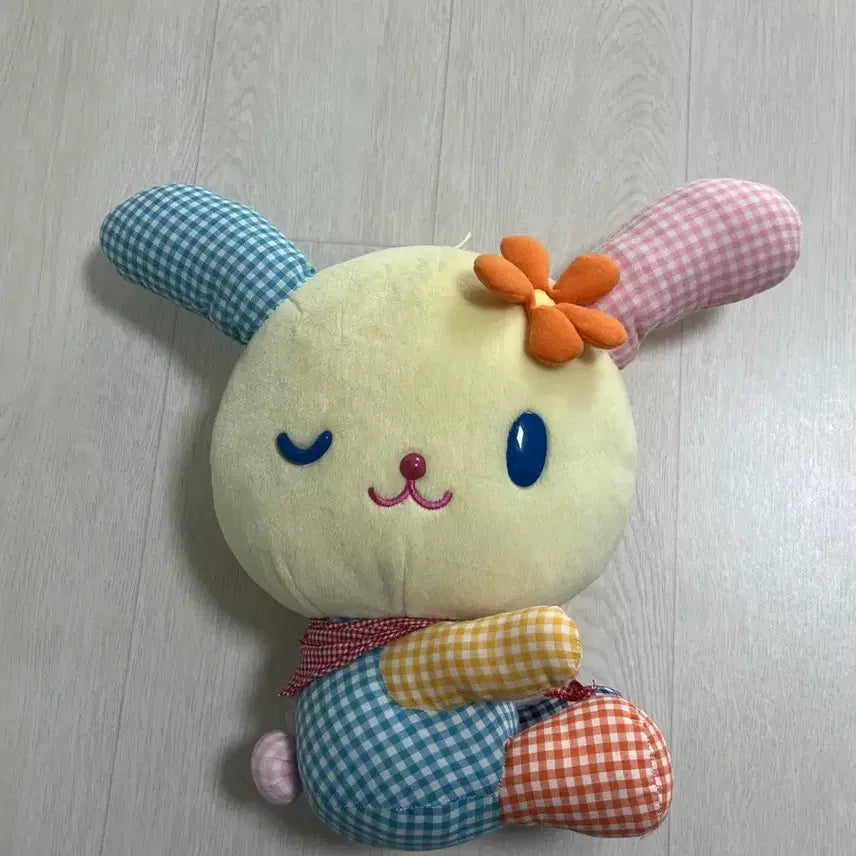 [BUNJANG] Vintage Checkered Usahana Doll / 고전 체크무늬 우사하나