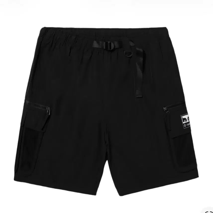 [BUNJANG] Helinox x OBEY Campus Cargo Shorts Black / (L)헬리녹스 x 오베이 캠퍼스 카고 쇼츠 블랙