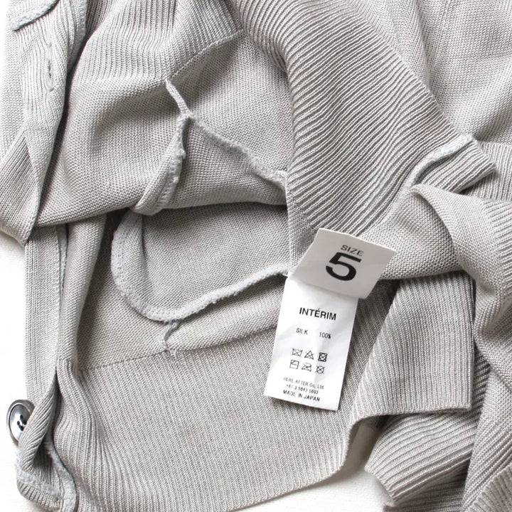 [BUNJANG] INTERIM Silk 100% Cardigan / INTERIM SILK 100% CARDIGAN