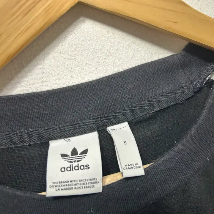 [SOLD OUT] 아디다스 삼선 반팔 롱 원피스 블랙 S