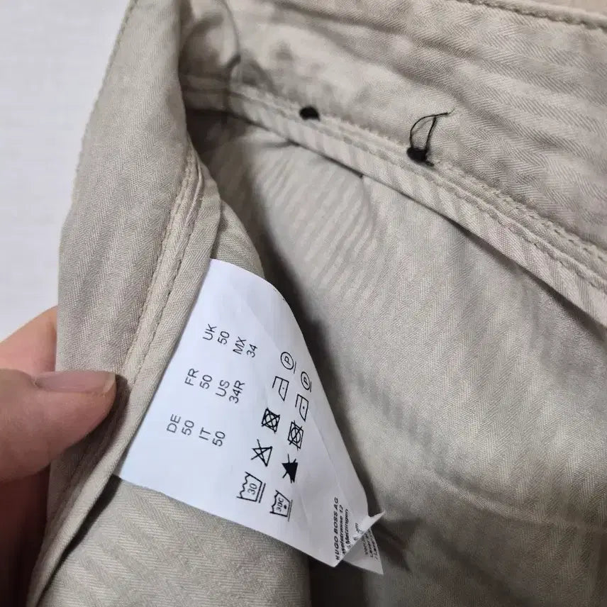 [BUNJANG] Hugo Boss Beige Shorts 34 / BOSS 휴고 보스 베이지 반바지 34