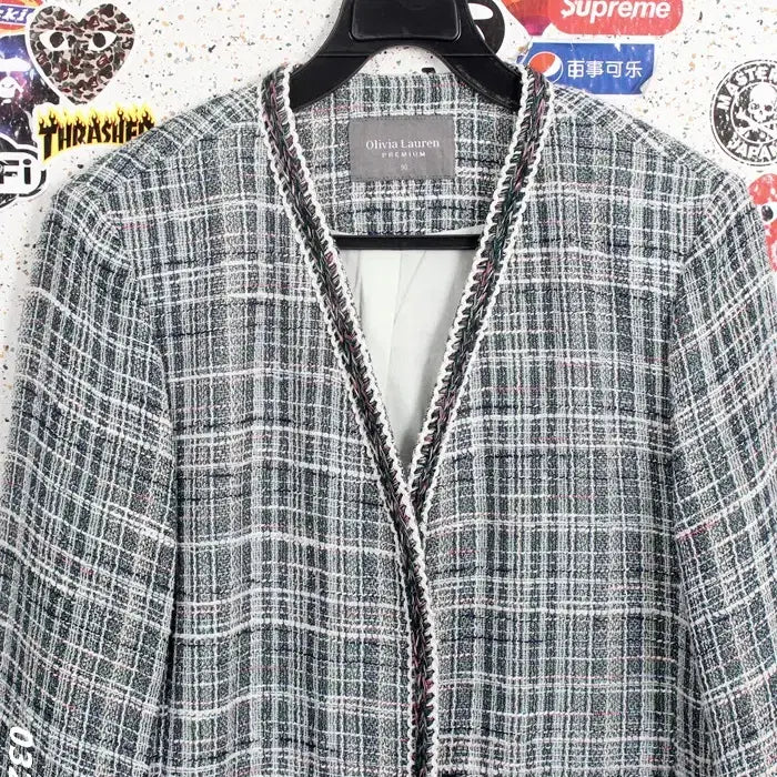 [BUNJANG] Olivia Lauren Premium Tweed Suit Jacket / 여성90/ 올리비아로렌 프리미엄 트위드 정장 자켓 28-104
