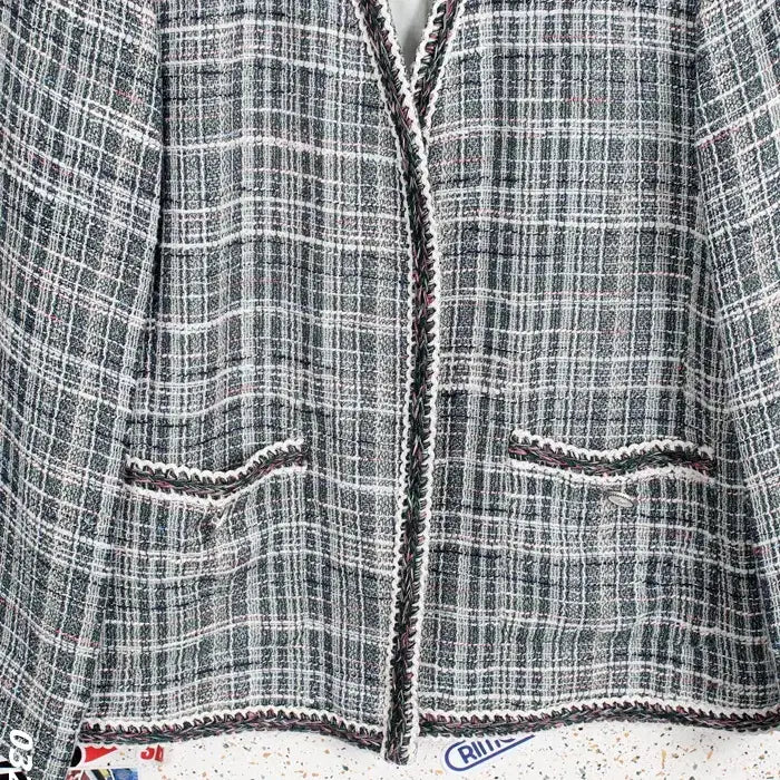 [BUNJANG] Olivia Lauren Premium Tweed Suit Jacket / 여성90/ 올리비아로렌 프리미엄 트위드 정장 자켓 28-104