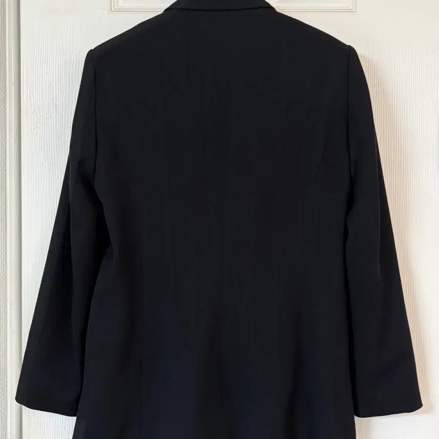 [BUNJANG] ZARA Striped Double-Breasted Blazer Black Size S / 자라 zara 스트라이프 더블 자켓 블랙 s사이즈