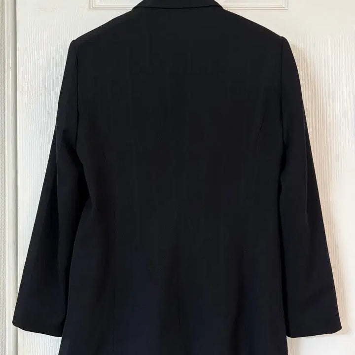 [BUNJANG] ZARA Striped Double-Breasted Blazer Black Size S / 자라 zara 스트라이프 더블 자켓 블랙 s사이즈