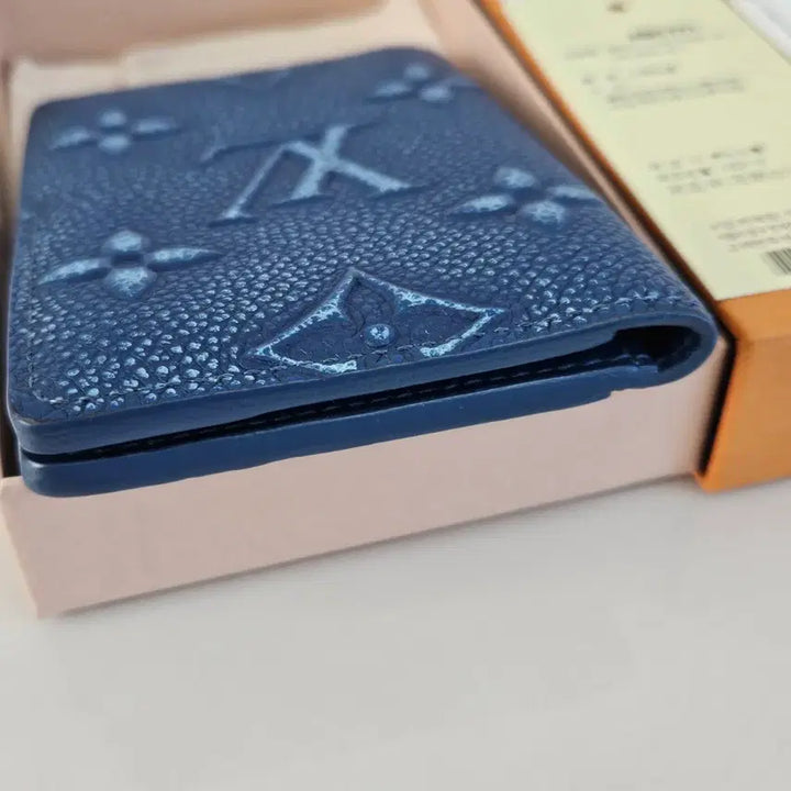 [BUNJANG] Louis Vuitton Faded Organizer Card Wallet Blue / 루이비통 페이디드 오거나이저 카드지갑 블루