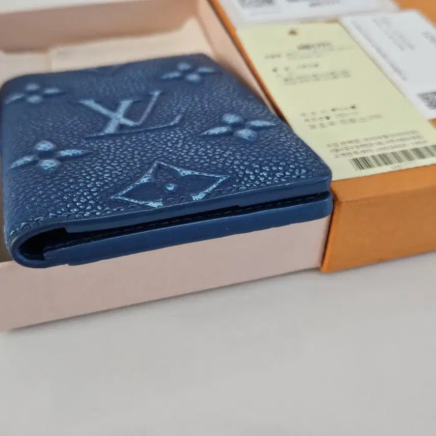 [BUNJANG] Louis Vuitton Faded Organizer Card Wallet Blue / 루이비통 페이디드 오거나이저 카드지갑 블루
