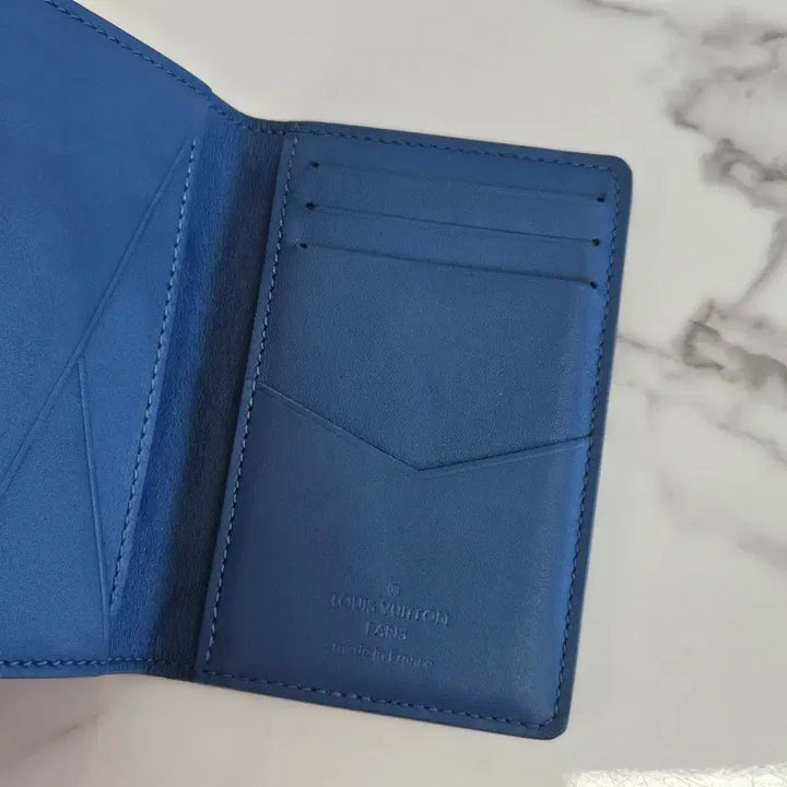[BUNJANG] Louis Vuitton Faded Organizer Card Wallet Blue / 루이비통 페이디드 오거나이저 카드지갑 블루