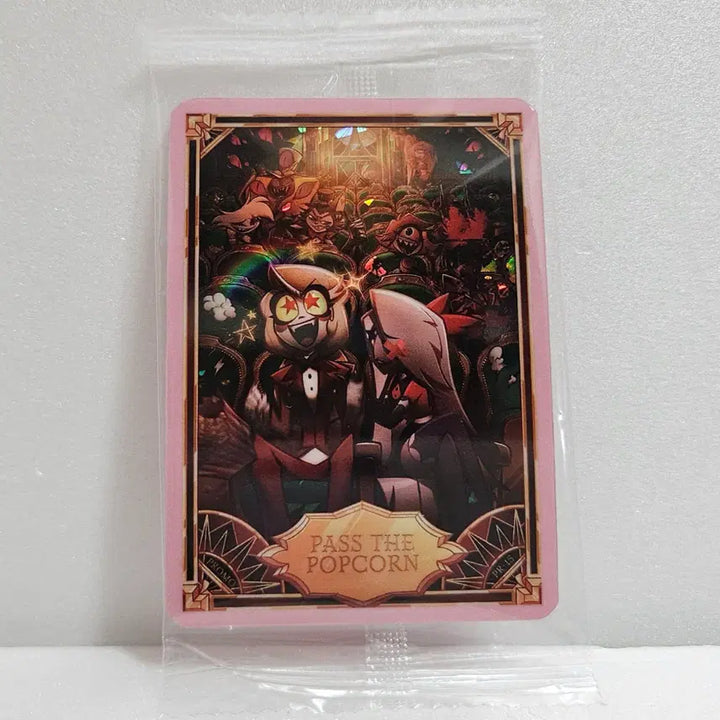 [BUNJANG] Hazbin Hotel PR-15 PASS THE POPCORN Trading Card / 해즈빈호텔 트레이딩 프로모 카드 PR-15 PASS THE POPCORN