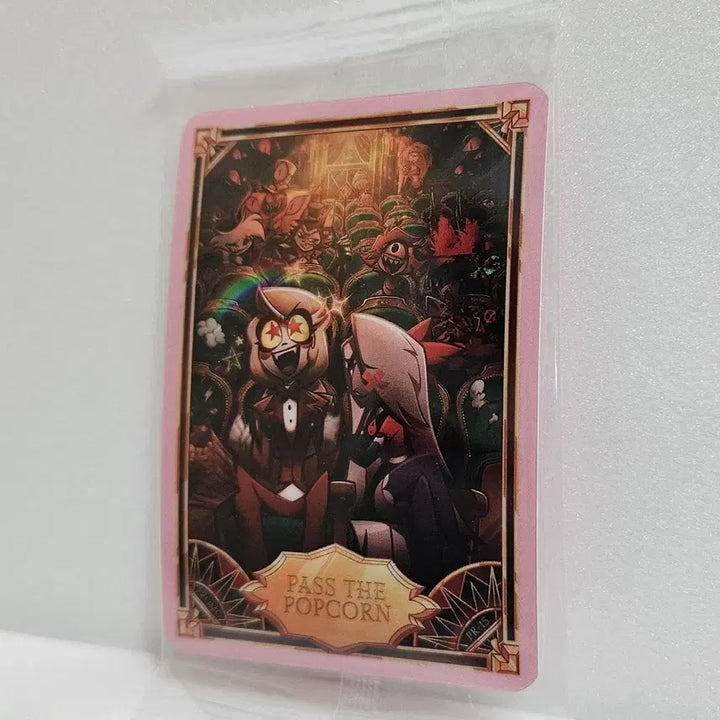 [BUNJANG] Hazbin Hotel PR-15 PASS THE POPCORN Trading Card / 해즈빈호텔 트레이딩 프로모 카드 PR-15 PASS THE POPCORN