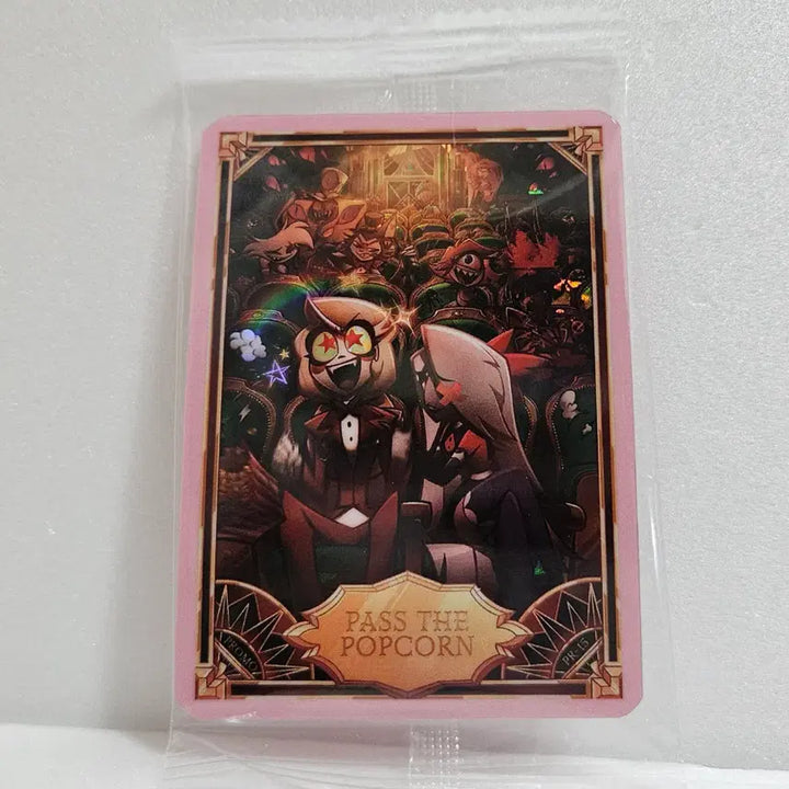 [BUNJANG] Hazbin Hotel PR-15 PASS THE POPCORN Trading Card / 해즈빈호텔 트레이딩 프로모 카드 PR-15 PASS THE POPCORN