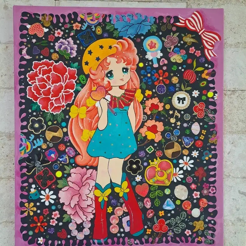 [BUNJANG] Acrylic Painting Frame / 종이인형과 아크릴 그림액자입니다