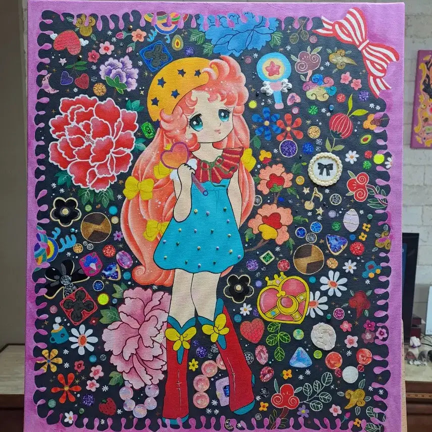[BUNJANG] Acrylic Painting Frame / 종이인형과 아크릴 그림액자입니다