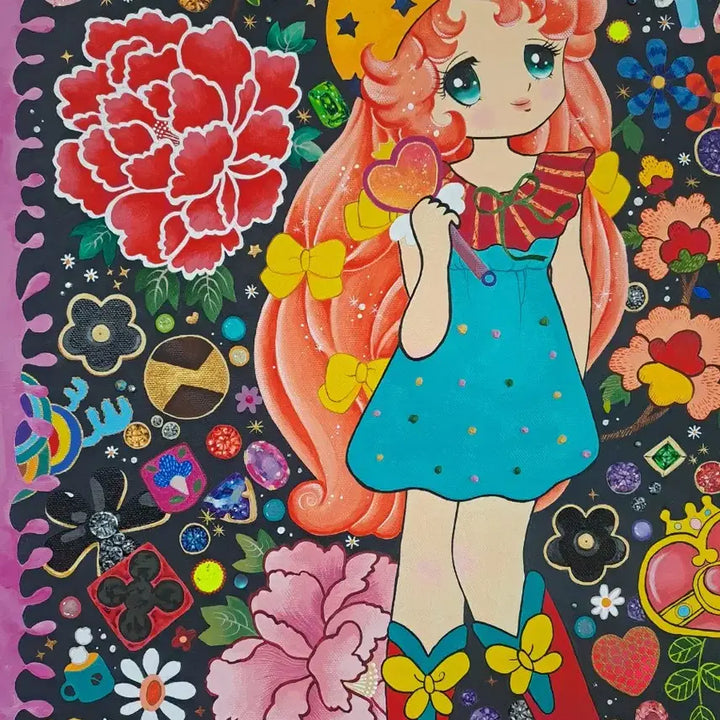 [BUNJANG] Acrylic Painting Frame / 종이인형과 아크릴 그림액자입니다