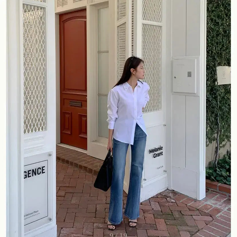 [BUNJANG] Hawa Blue Hour Bootcut Denim Jeans / (미착용 새상품) 하와 블루아워 부츠컷데님 미디엄블루 sx / 베이직