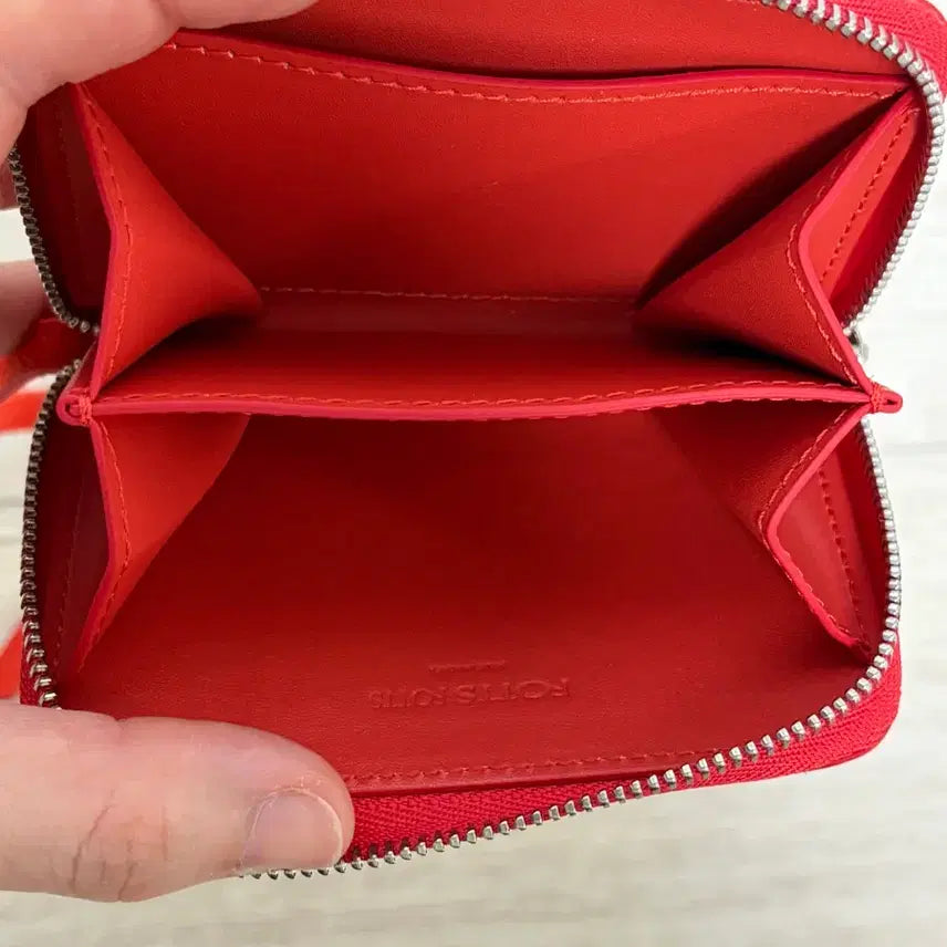 [BUNJANG] Ports Ports Card Bag Red Orange / 포츠포츠 카드백 레드오렌지