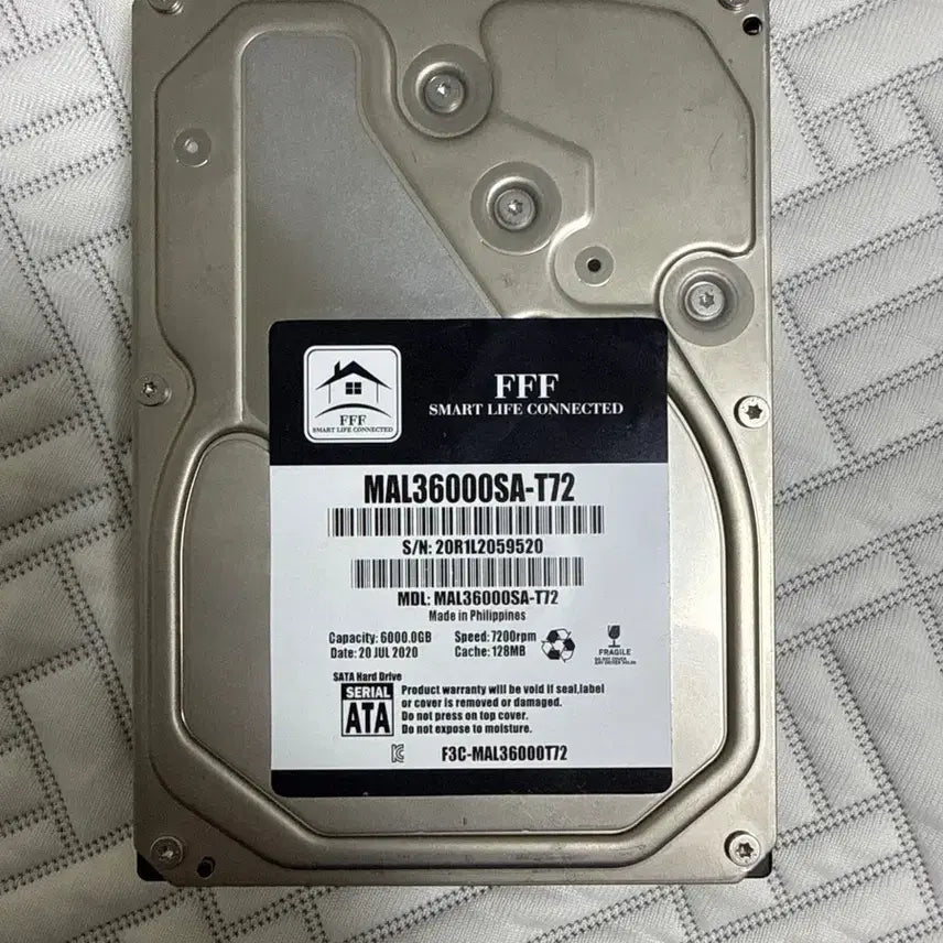[BUNJANG] Malshal 6TB HDD SATA / MALSHAL 6TB HDD SATA 팝니다