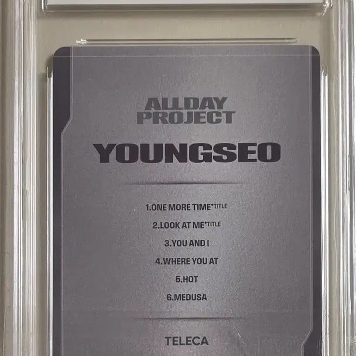 [BUNJANG] Tereca All Day Project Youngseo Promo Photocard / 테레카 올데프 영서 프르모 카드 BRG 포카 올데이프로젝트