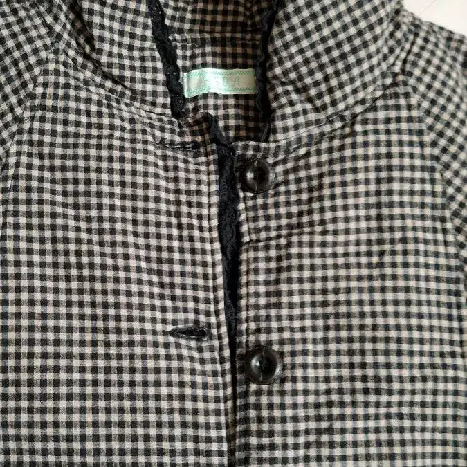 [BUNJANG] Quilted Check Pattern Jacket / 체크 퀼팅 누빔 자켓 코트