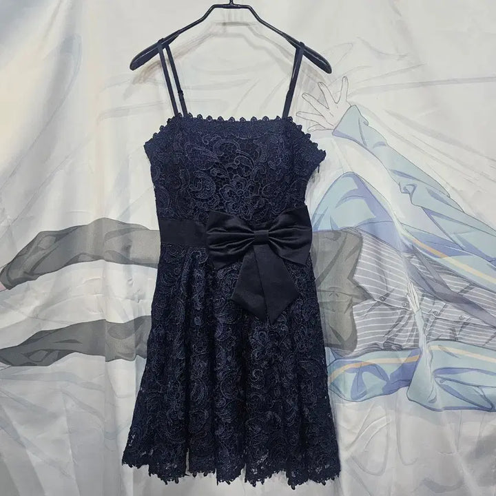 [BUNJANG] Imported Lace Ribbon Dress / 수입 레이스 리본원피스