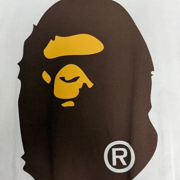 [BUNJANG] BAPE Big Ape Head Short Sleeve T-shirt White / BAPE 베이프 빅 에이프 헤드 반팔 티셔츠 화이트