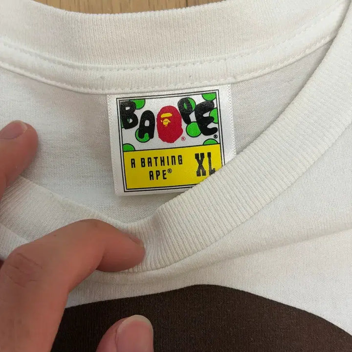 [BUNJANG] BAPE Big Ape Head Short Sleeve T-shirt White / BAPE 베이프 빅 에이프 헤드 반팔 티셔츠 화이트