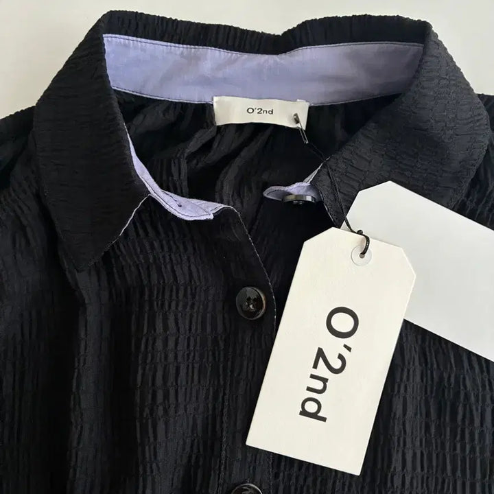 [SOLD OUT] 82-94-160)새상품 한섬 오즈세컨 스모킹 블라우스 블랙