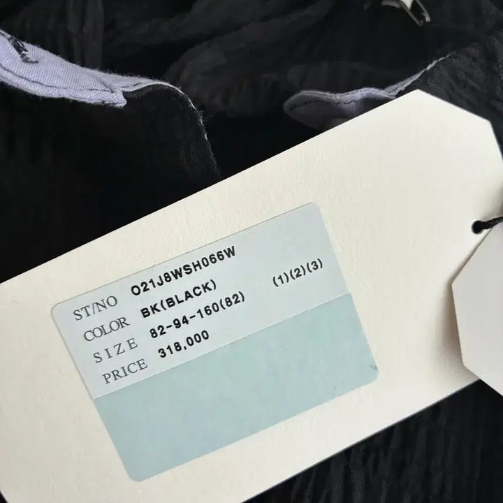 [SOLD OUT] 82-94-160)새상품 한섬 오즈세컨 스모킹 블라우스 블랙