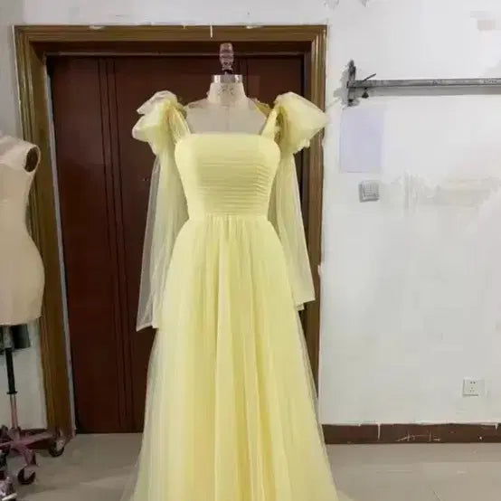 [BUNJANG] Yellow Wedding Dress / 옐로우 웨딩드레스