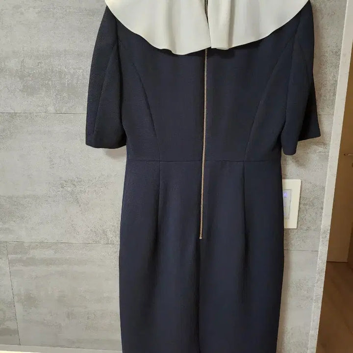 [BUNJANG] Mojo S.phine Navy Frill Dress / [모조에스핀]네이비 프릴원피스 55(거의 새상품)