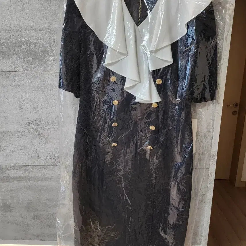 [BUNJANG] Mojo S.phine Navy Frill Dress / [모조에스핀]네이비 프릴원피스 55(거의 새상품)
