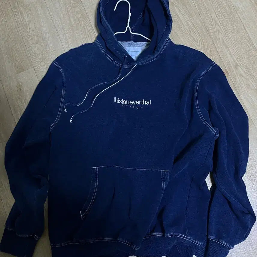 [BUNJANG] thisisneverthat Indigo Hoodie / 디스이즈네버댓 인디고 후드티