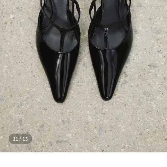 [BUNJANG] ORR T Strap Slingback Black 250 / ORR 오르 T 스트랩 슬링백 블랙 250