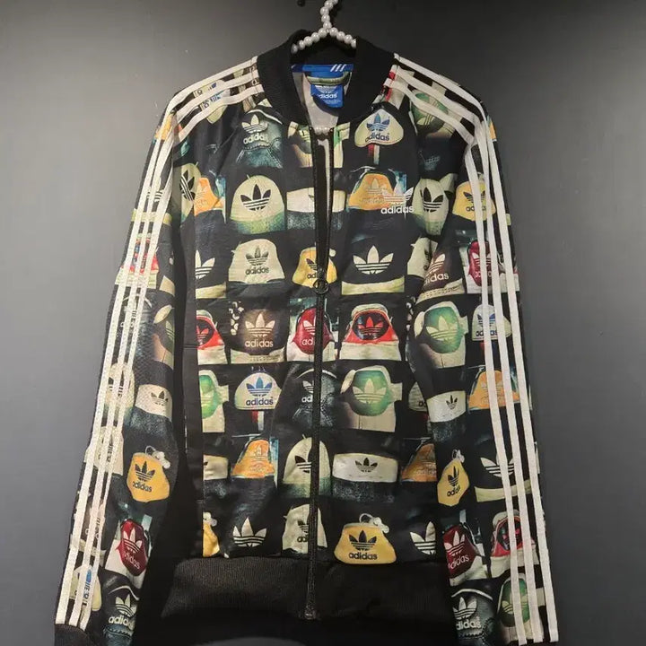 [BUNJANG] Adidas Three Stripes All-Over Print Track Top / 아디다스 삼선 트랙탑 올오버 프린팅