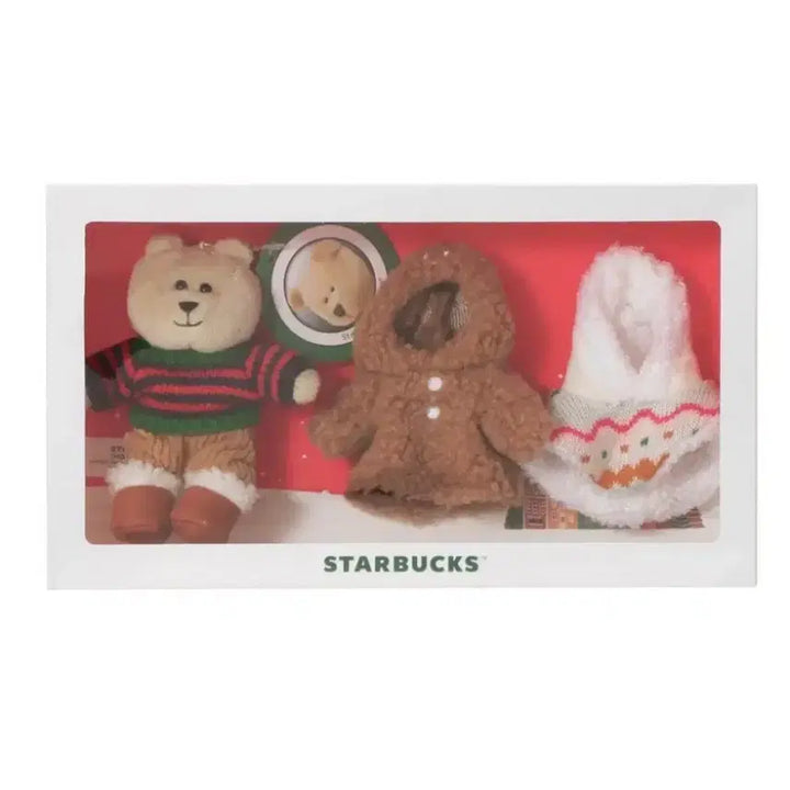 [BUNJANG] Starbucks Japan 2025 Holiday Bearista Mini Set / 일본 스타벅스 홀리데이 2025 베어리스타  미니세트