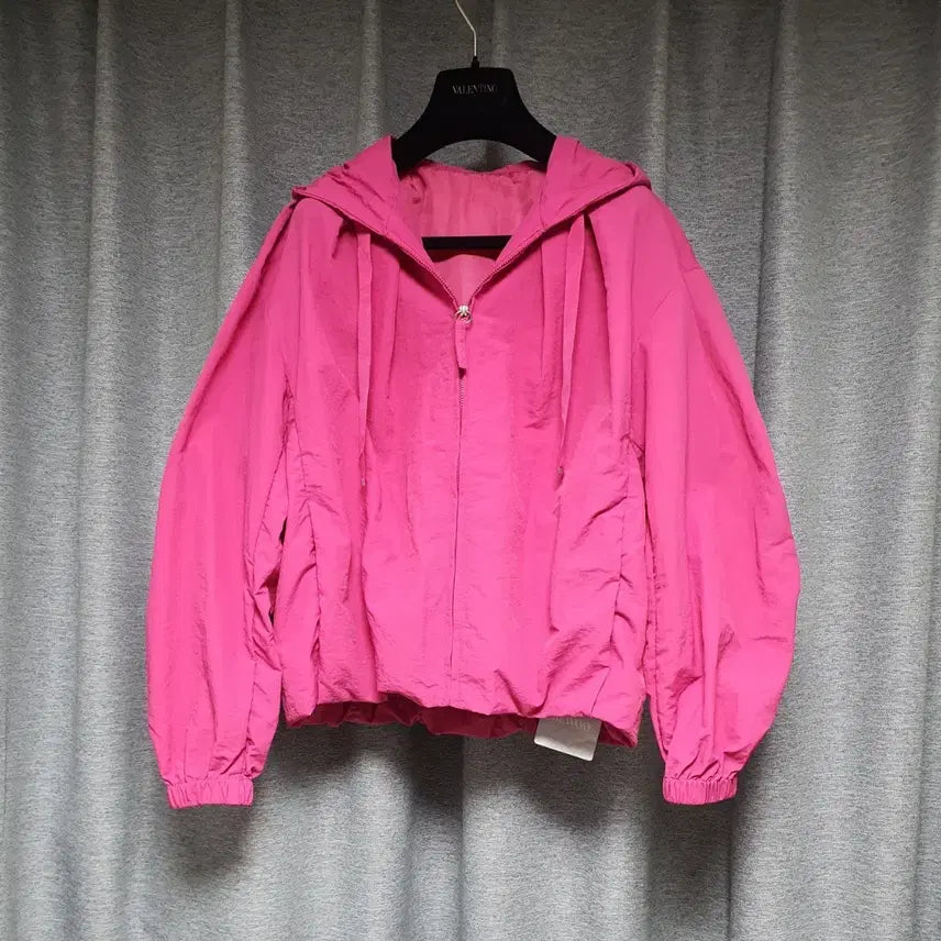 [BUNJANG] Fanwood Paywoo Pink Hooded Jacket / Fanwood 페이우 바스락 여유핏 후드 자켓66 s~m